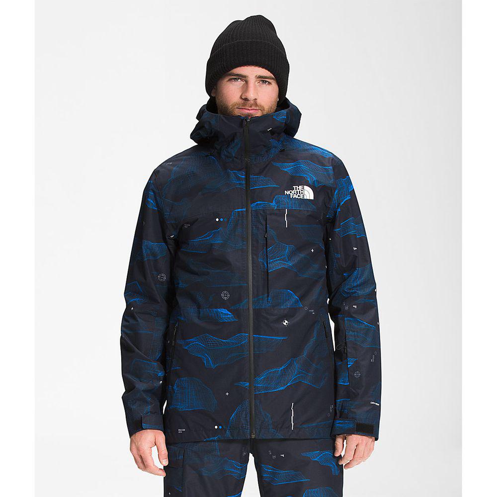 The North Face Thermoball™ Eco Snow Triclimate® Ανδρικα Σακάκι - Σκουρο Μπλε / Μαυρα (MYLU89152)